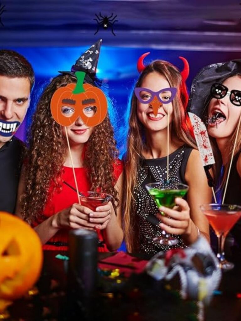 Image of Halloween photo booth props - Halloween party decor singapore
