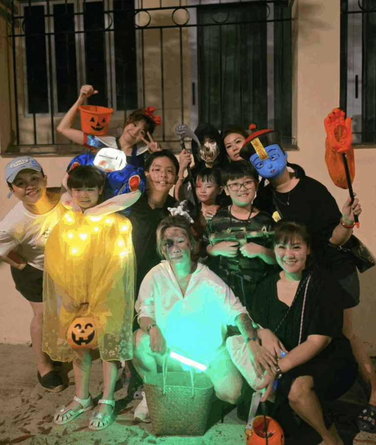 Image of Woodgrove trick Or Treating Singapore Neighborhood