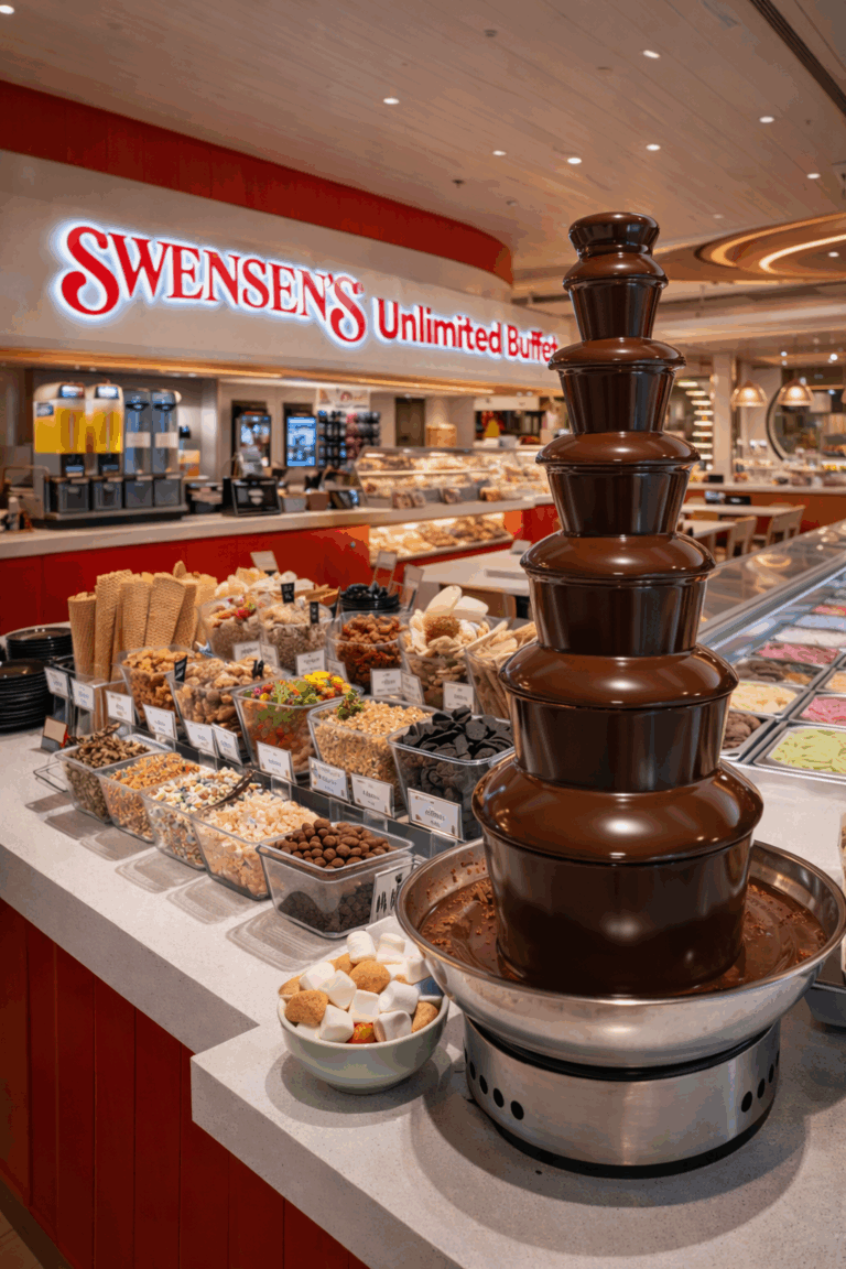 48 iconic ice cream flavors and toppings at Swensen’s Unlimited Singapore.