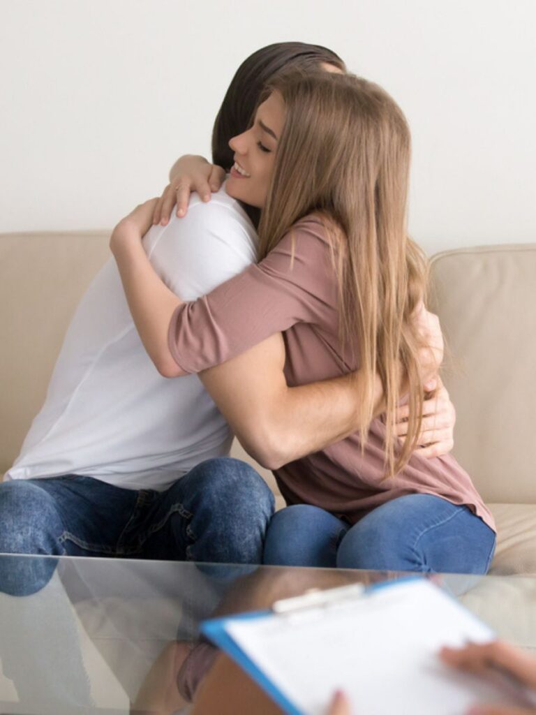 Image of couple hugging - Petra Counseling - marriage counseling singapore