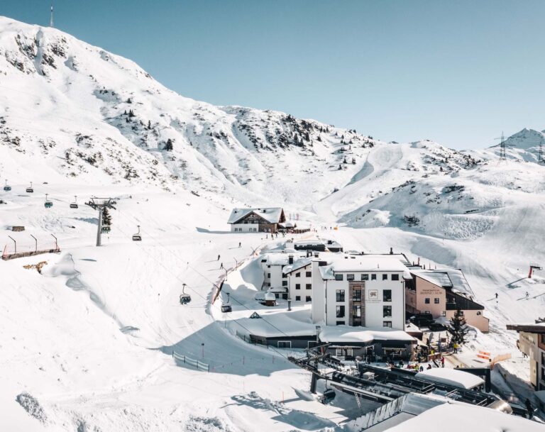 Powder Bryne Skiing In Austria