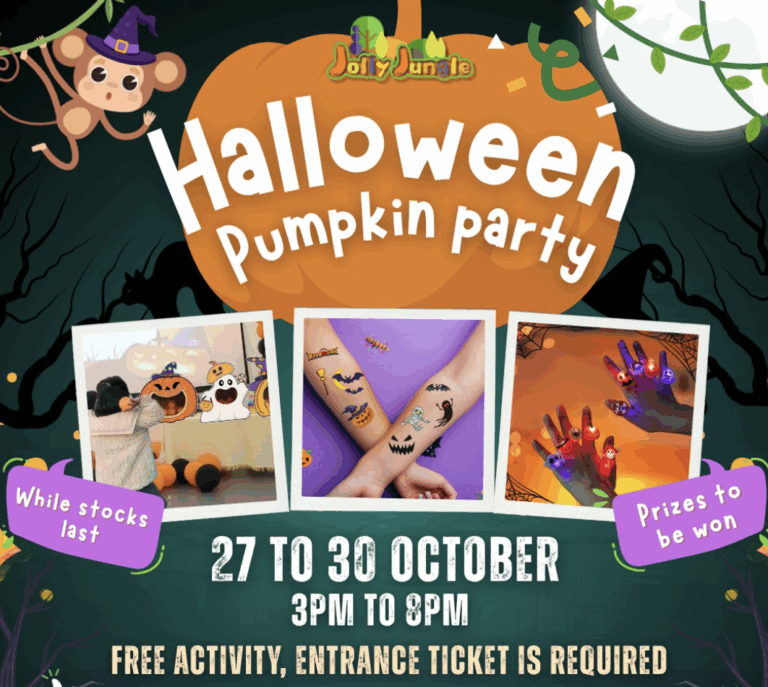 Jolly Jungle Indoor Playground Halloween Pumpkin Party 2025 Singapore