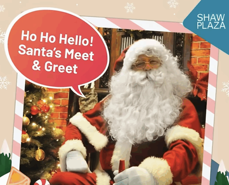 Shaw Plaza Meet Santa 2025 Singapore