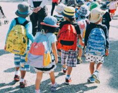 Image of kids with bags - school bag singapore