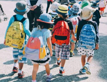 Image of kids with bags - school bag singapore