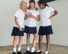 Image of students and school shoes from Ten Feet Tall - kids school shoes in Singapore