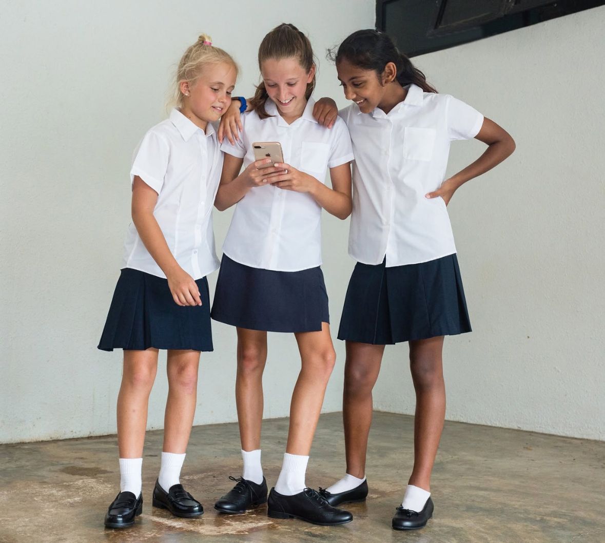 Image of students and school shoes from Ten Feet Tall - kids school shoes in Singapore