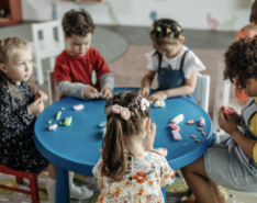 Image of kids at a top preschool in Singapore