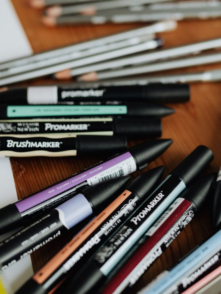 Image of brush markers - school supplies in Singapore
