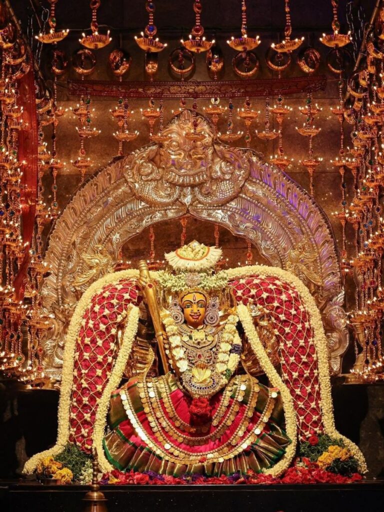 Image of the interior of the Sri Veeramakaliamman Temple - deepavali event singapore