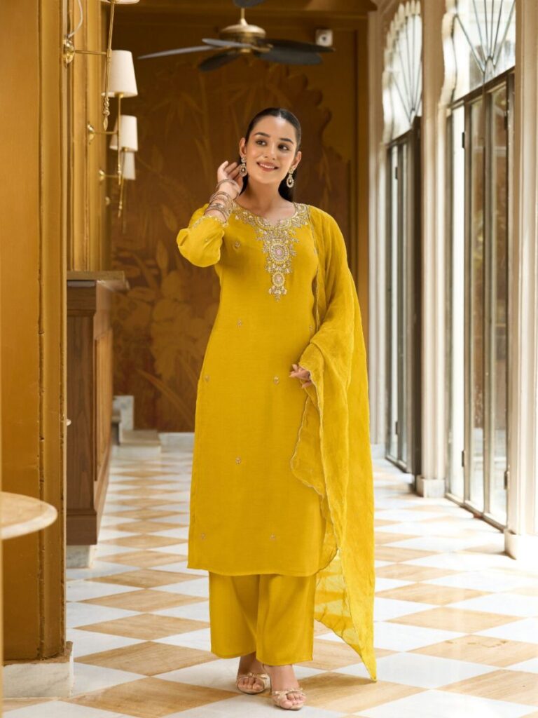 Image of Indian suit set for women from Mrithun's Clothing - indian costume singapore