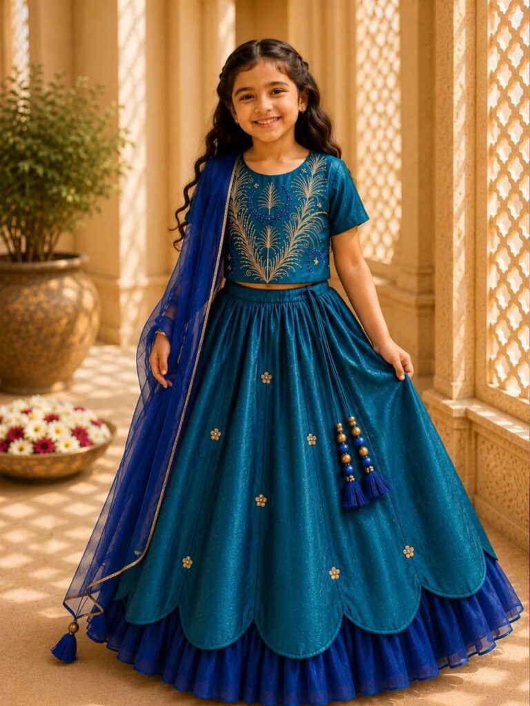 Image of a kid's lehenga set from Melange Singapore - indian costume singapore