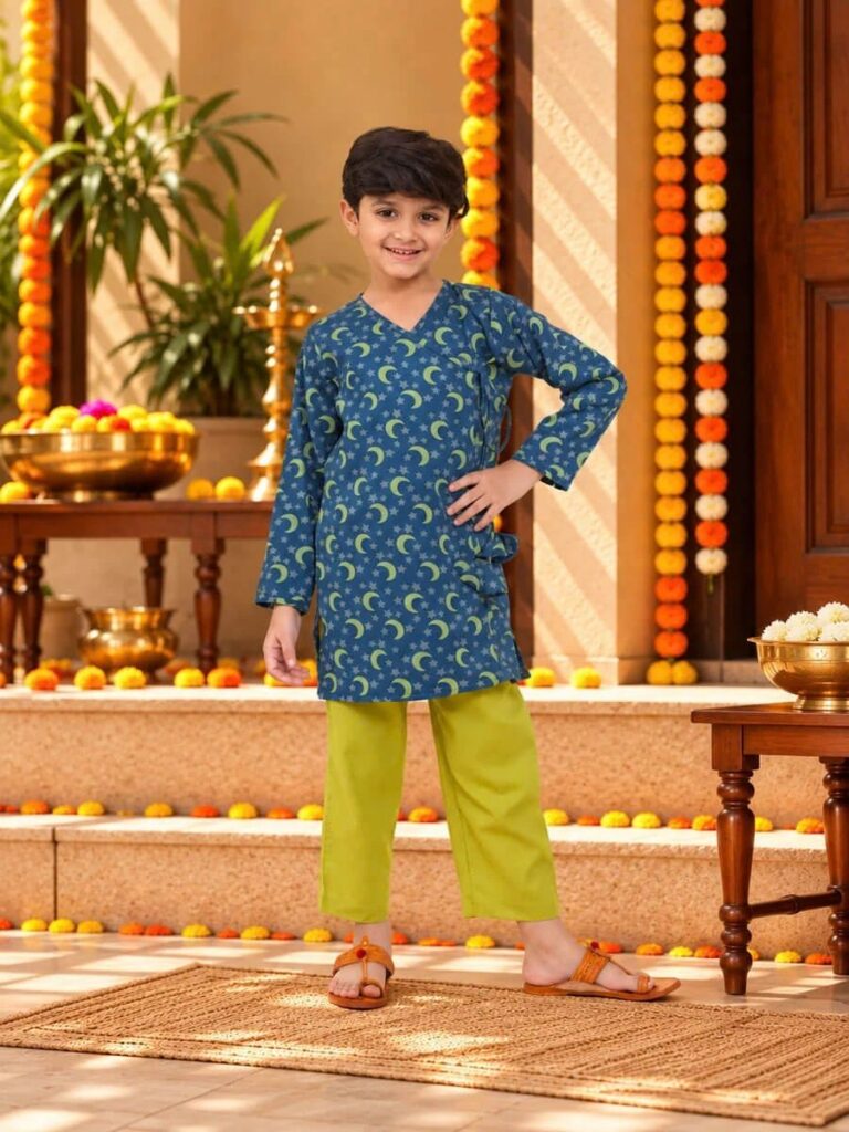 Image of boy's kurta set from Pinklay - indian costume singapore