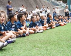 Children Sat Down Rugbytots Hong Kong