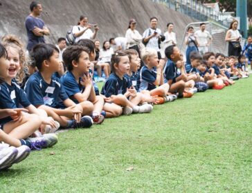 Children Sat Down Rugbytots Hong Kong