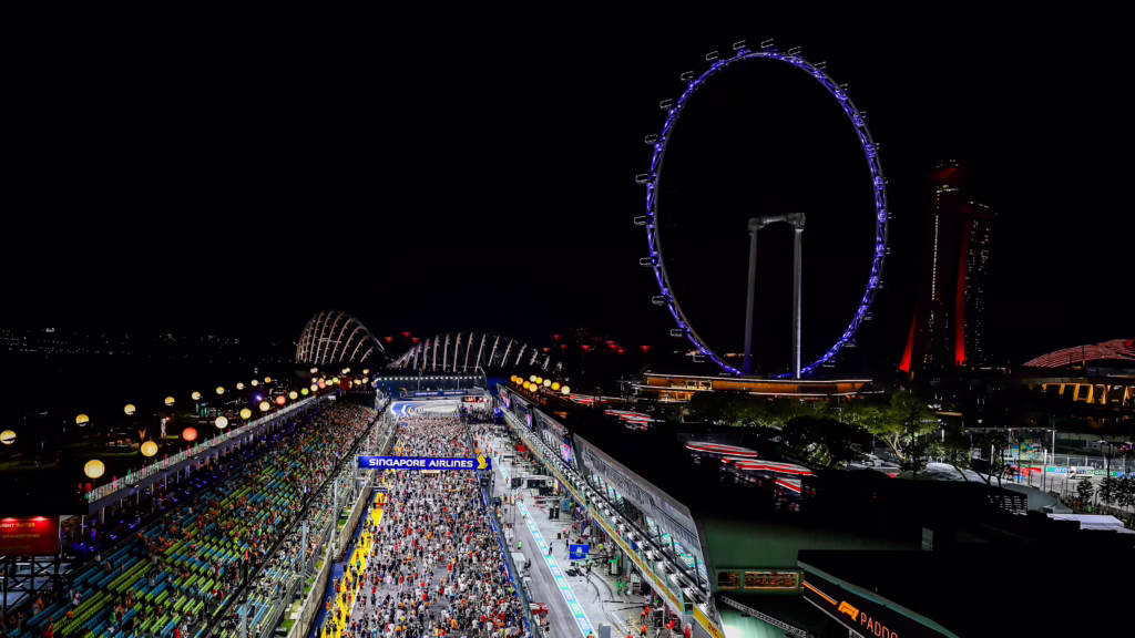 Image of Singapore Grand Prix With Kids