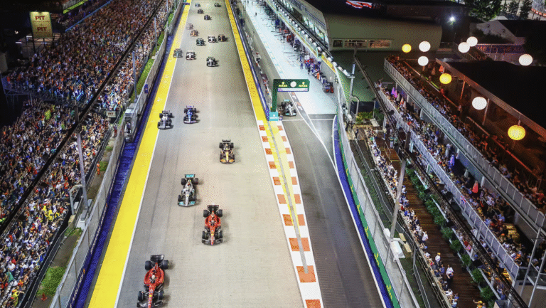 Image of best viewing spots for F1 with kids in Singapore