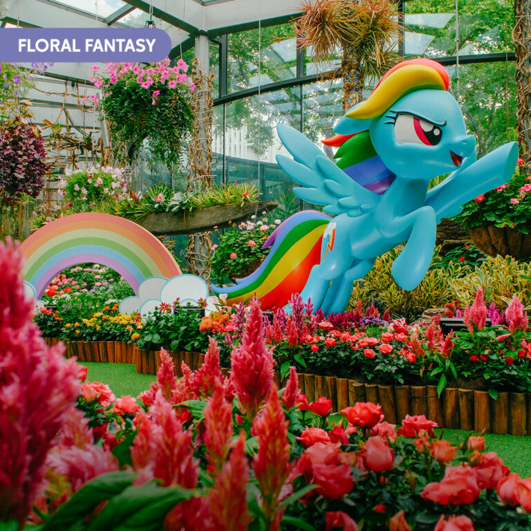 My Little Pony Floral Fantasy Gardens by the Bay Singapore