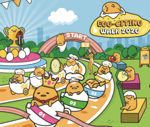 Gudetama Egg-Citing Egg Walk 2026 Singapore