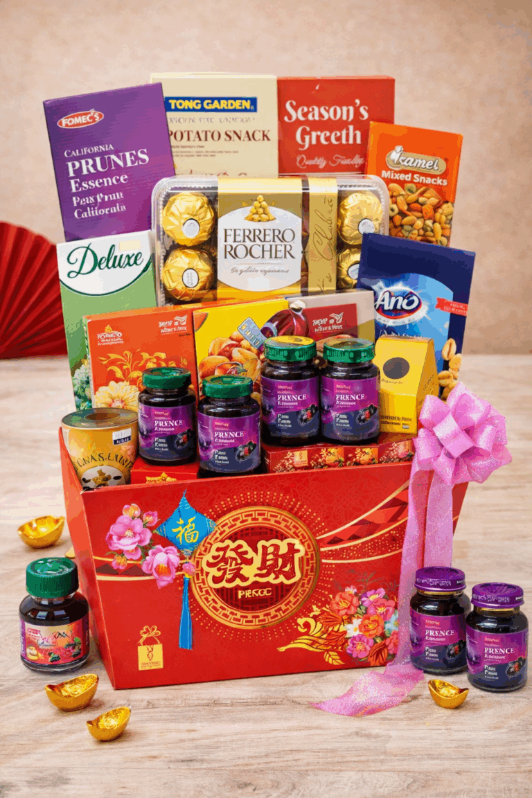 Hilton Gifts Chinese New Year hampers in Singapore under 100 dollars with festive presentation for CNY 2026
