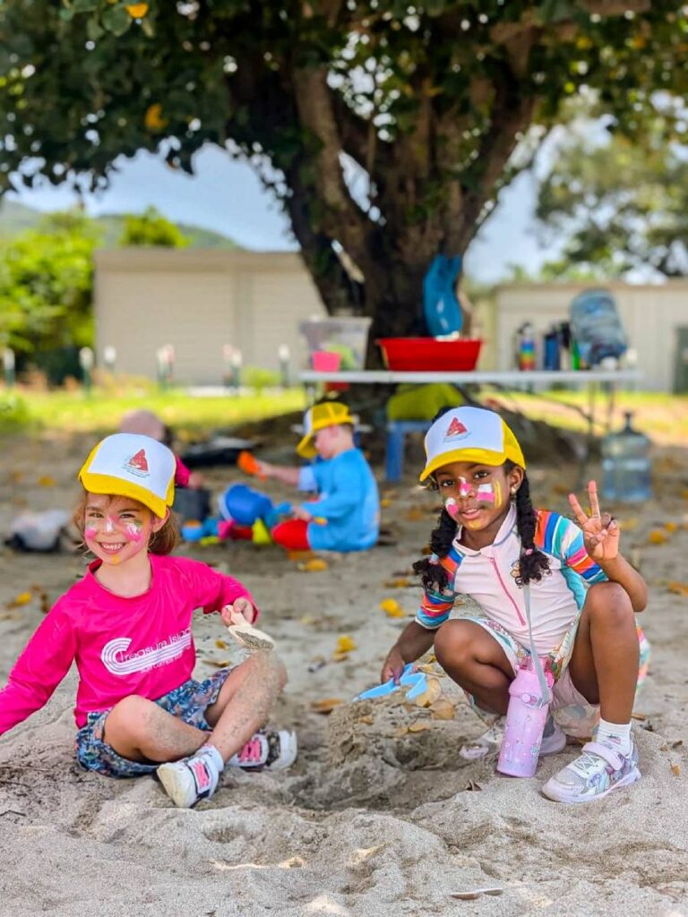 Children enjoying outdoor adventures and nature activities at Treasure Island Holiday Camps on Lantau Island, Hong Kong