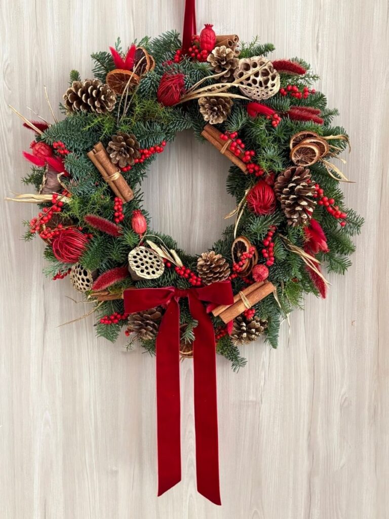 Image of Christmas wreath from Flower Addict - christmas tree singapore