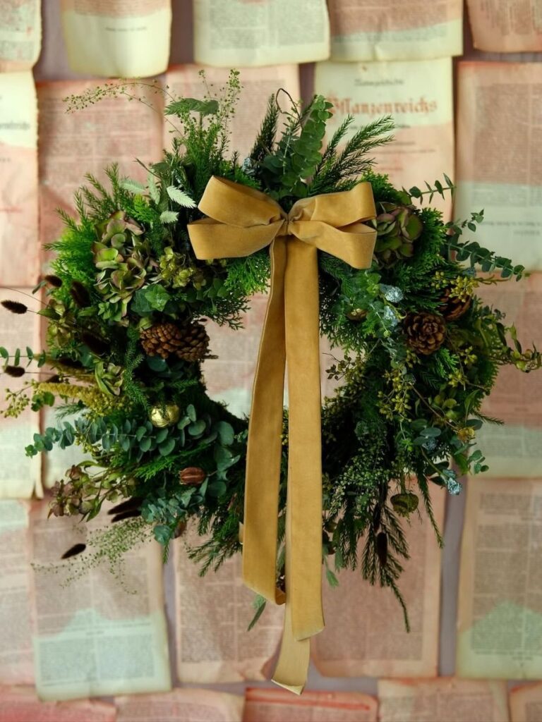 Image of Christmas wreath from Charlotte Puxley Flowers - christmas tree singapore
