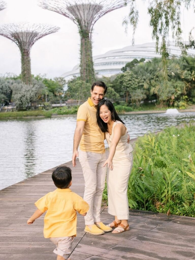 Image of family from Sugarlight Photography - christmas card photography singapore