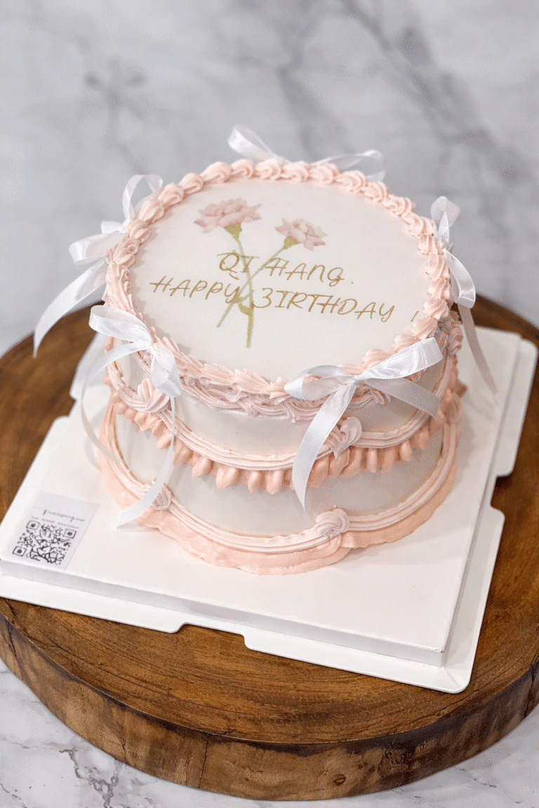 Photo reveal burn-away cake made by My Bake Studio in Singapore