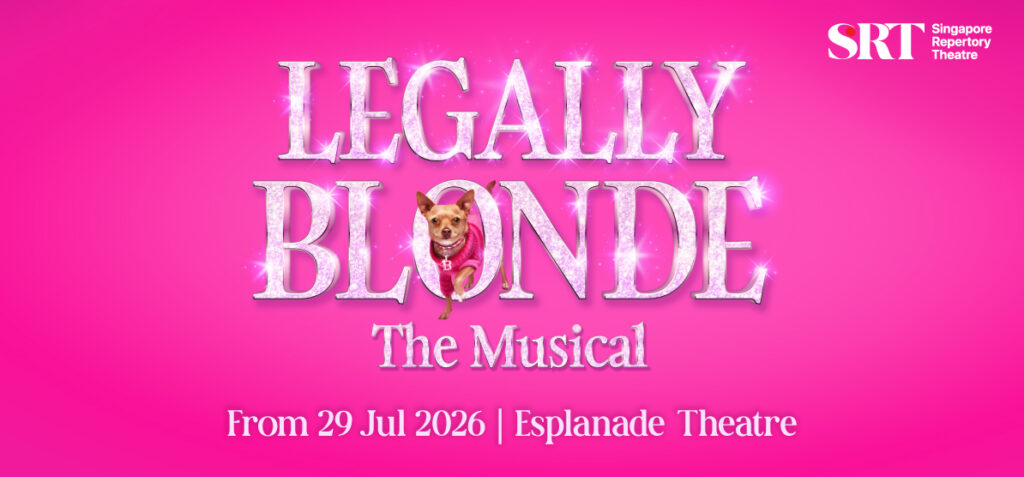 Hot Pink Legally Blonde Musical Advertising Banner