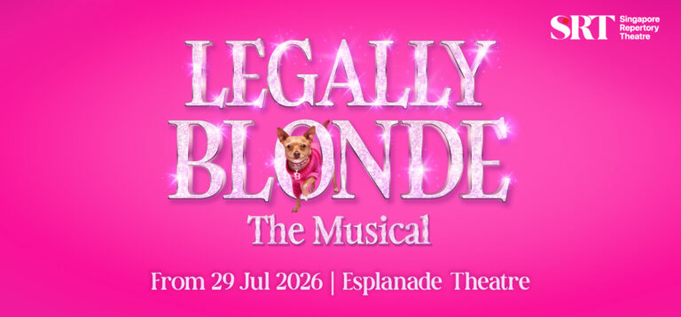 Hot Pink Legally Blonde Musical Advertising Banner