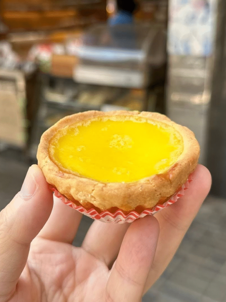 San Hing Bakery Egg Tarts HK