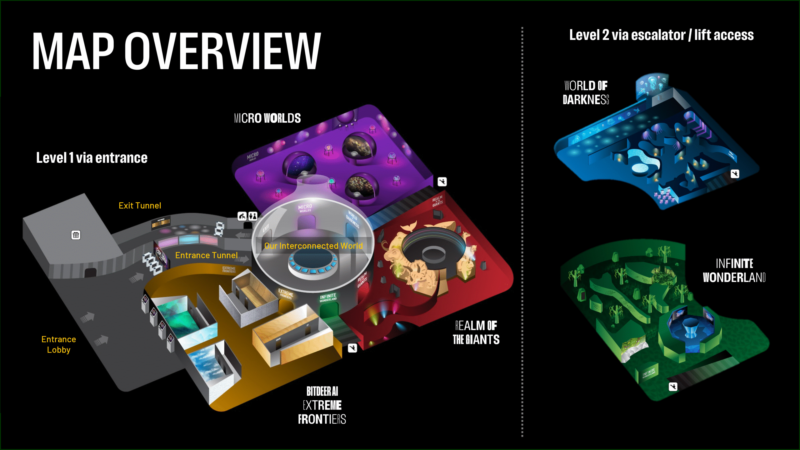 Exploria Mandai Singapore Map Overview