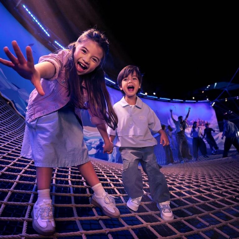 Kids exploring marine exhibits at Ocean Kids Festival