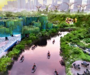 Wetlands by the Bay with teamlab at Gardens by the Bay In Singapore