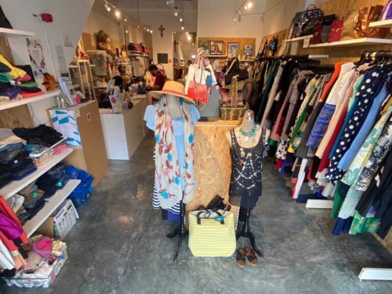 pre-loved items at SSVP Shop