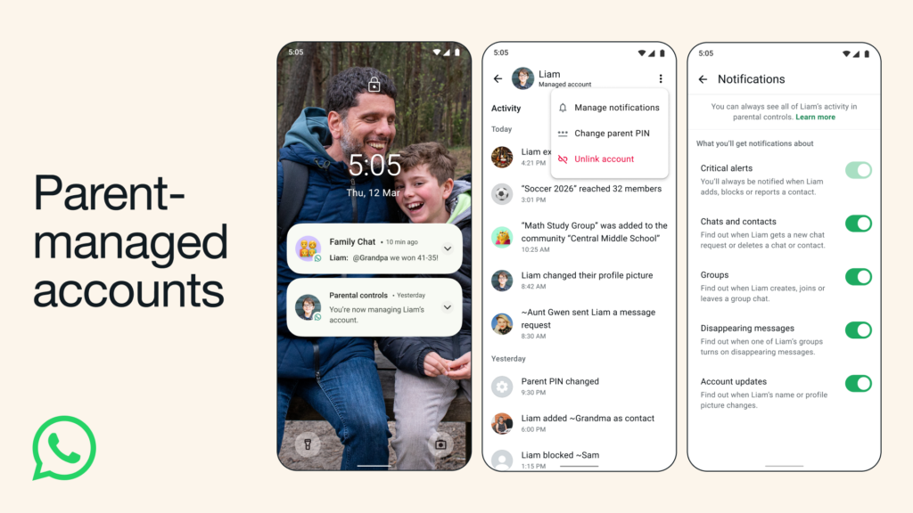 WhatsApp To Roll Out Parent-Managed Accounts For Pre-Teens In Hong Kong