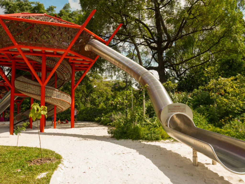 Giant birds nest design at Bidadari Park In Singapore Little Steps