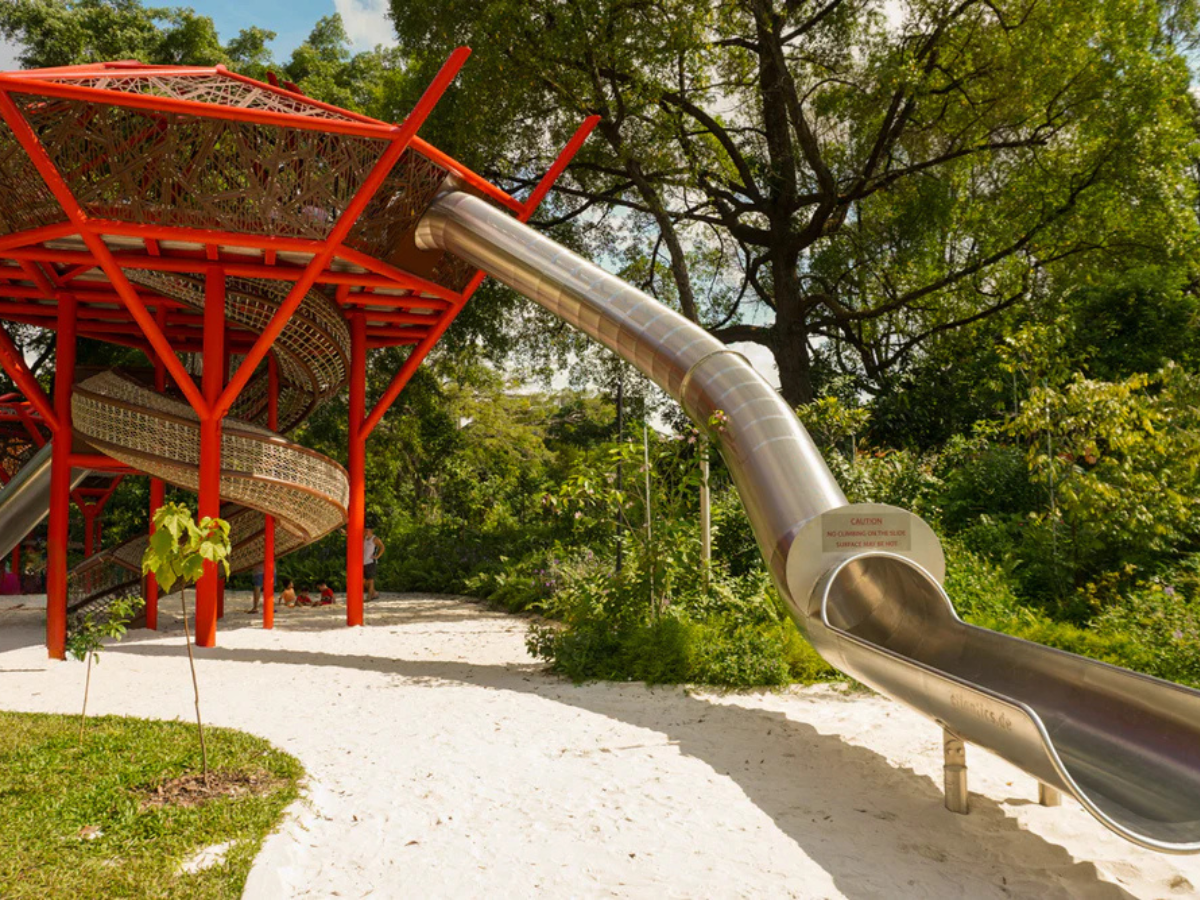 Giant birds nest design at Bidadari Park In Singapore Little Steps