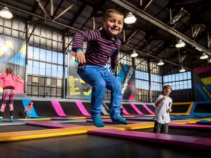 Image of kid jumping at BOUNCE Singapore