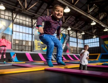 Image of kid jumping at BOUNCE Singapore