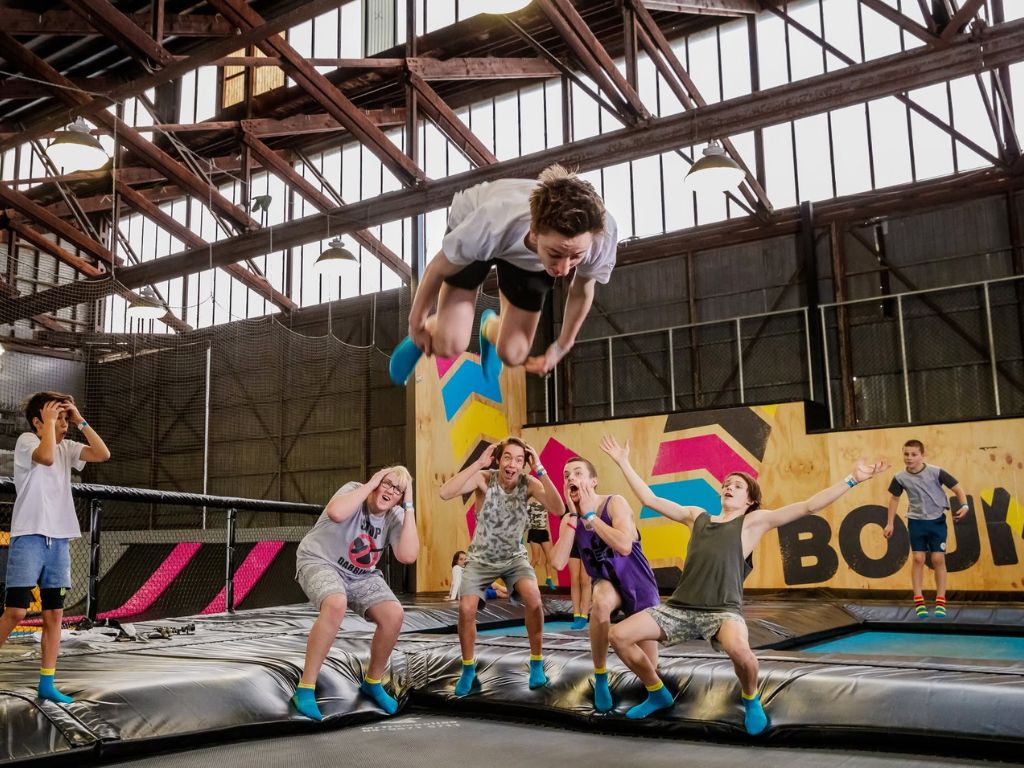 Image of teen jumping at BOUNCE Singapore