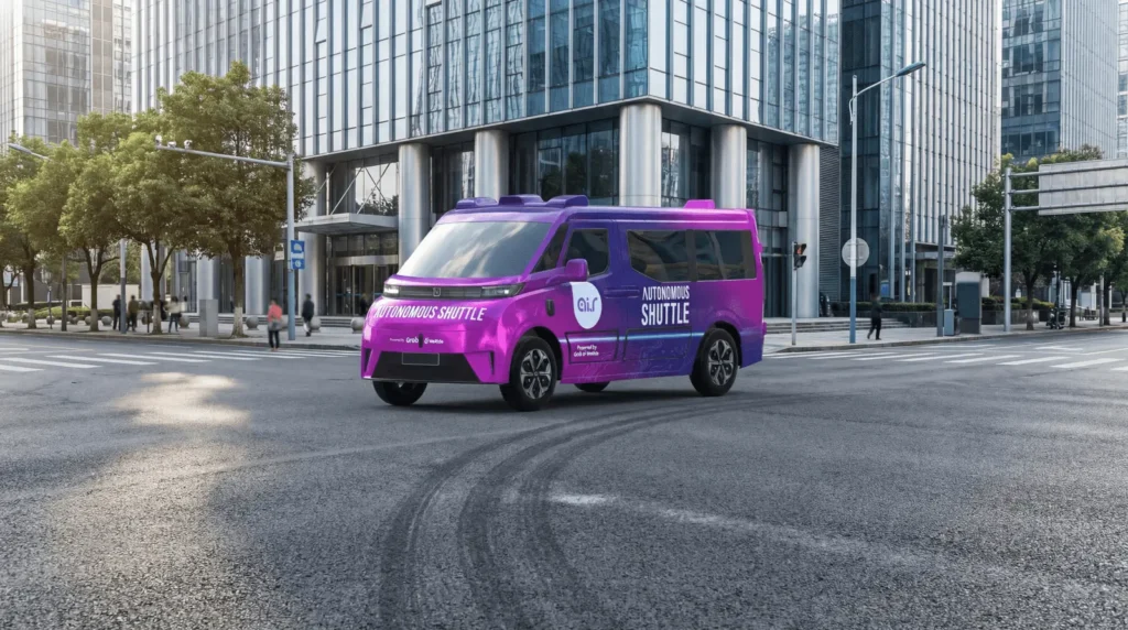 Image of new autonomous vehicles in singapore