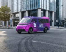 Image of new autonomous vehicles in singapore