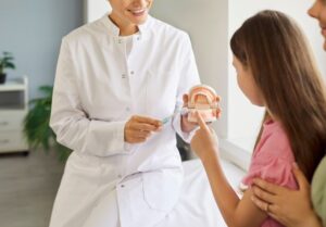 Image of child at the dentists in Singapore