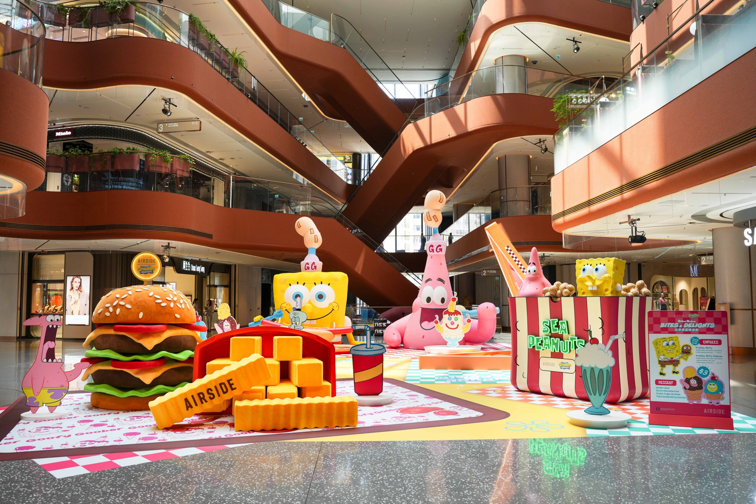 SpongeBob’s Underwater World Comes To Life At AIRSIDE