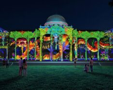 Image of projection mapping at Singapore Night Festival 2026