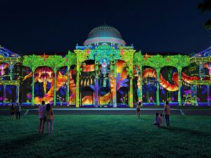 Image of projection mapping at Singapore Night Festival 2026