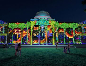 Image of projection mapping at Singapore Night Festival 2026