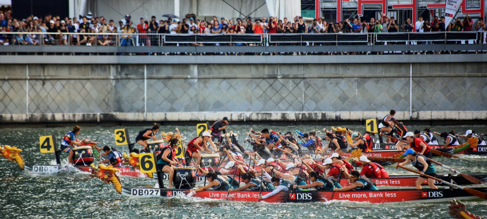 dragon boat race Singapore little steps